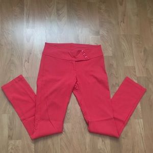 Coral Stretchy Leggings